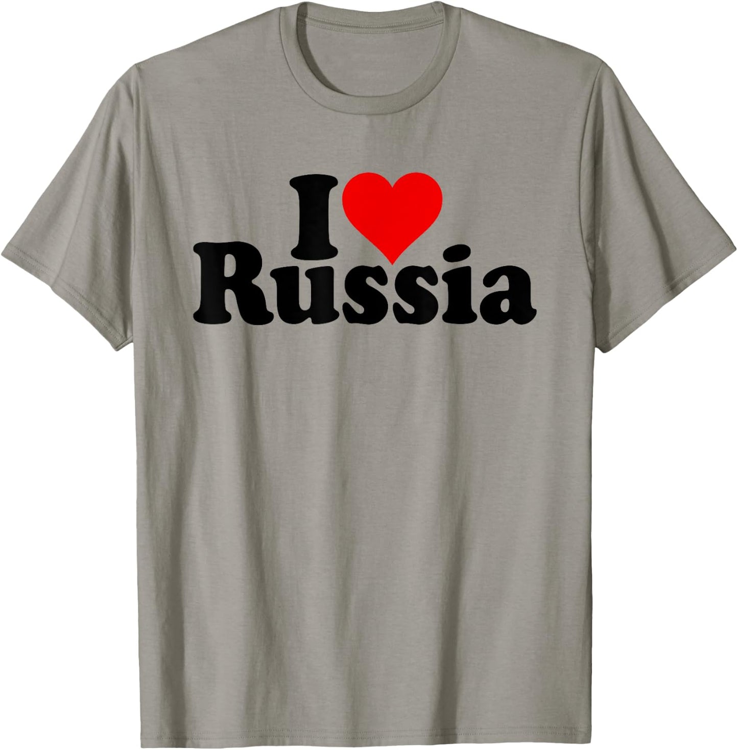 I Love Heart Russia T-Shirt - T-Shirt | Sand