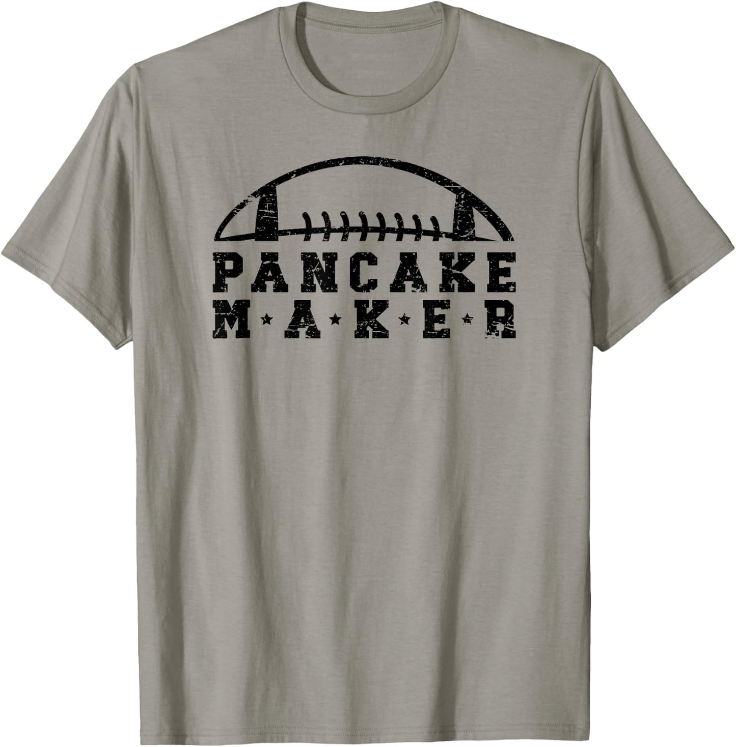 Pancake Maker Football Lineman Football Offensive Lineman T-Shirt - T-Shirt | Sand