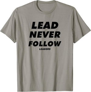 lead never follow leaders Baseball mama T-Shirt - T-Shirt | Sand