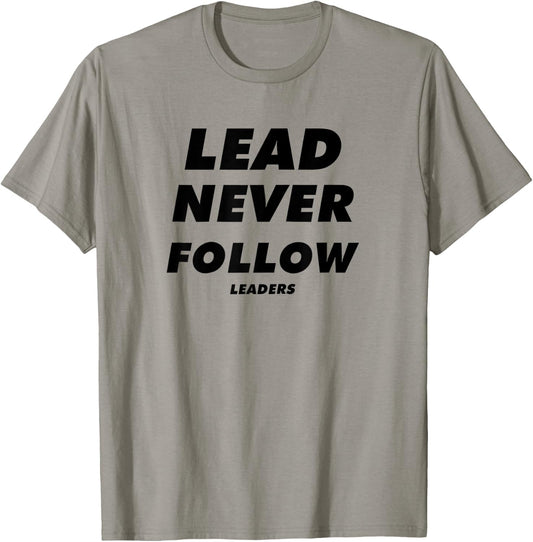 lead never follow leaders Baseball mama T-Shirt - T-Shirt | Sand