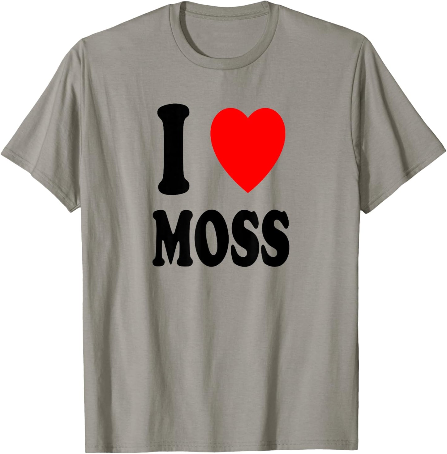 I Heart (Love) Moss Botanist Botany Muscology Biologist T-Shirt - T-Shirt | Sand