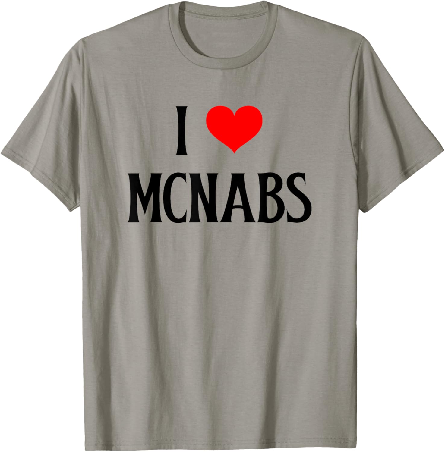 I Love McNabs I Heart McNabs Collie Dog Lover Pet Puppy Dog Men Women Kids T-Shirt - T-Shirt | Sand