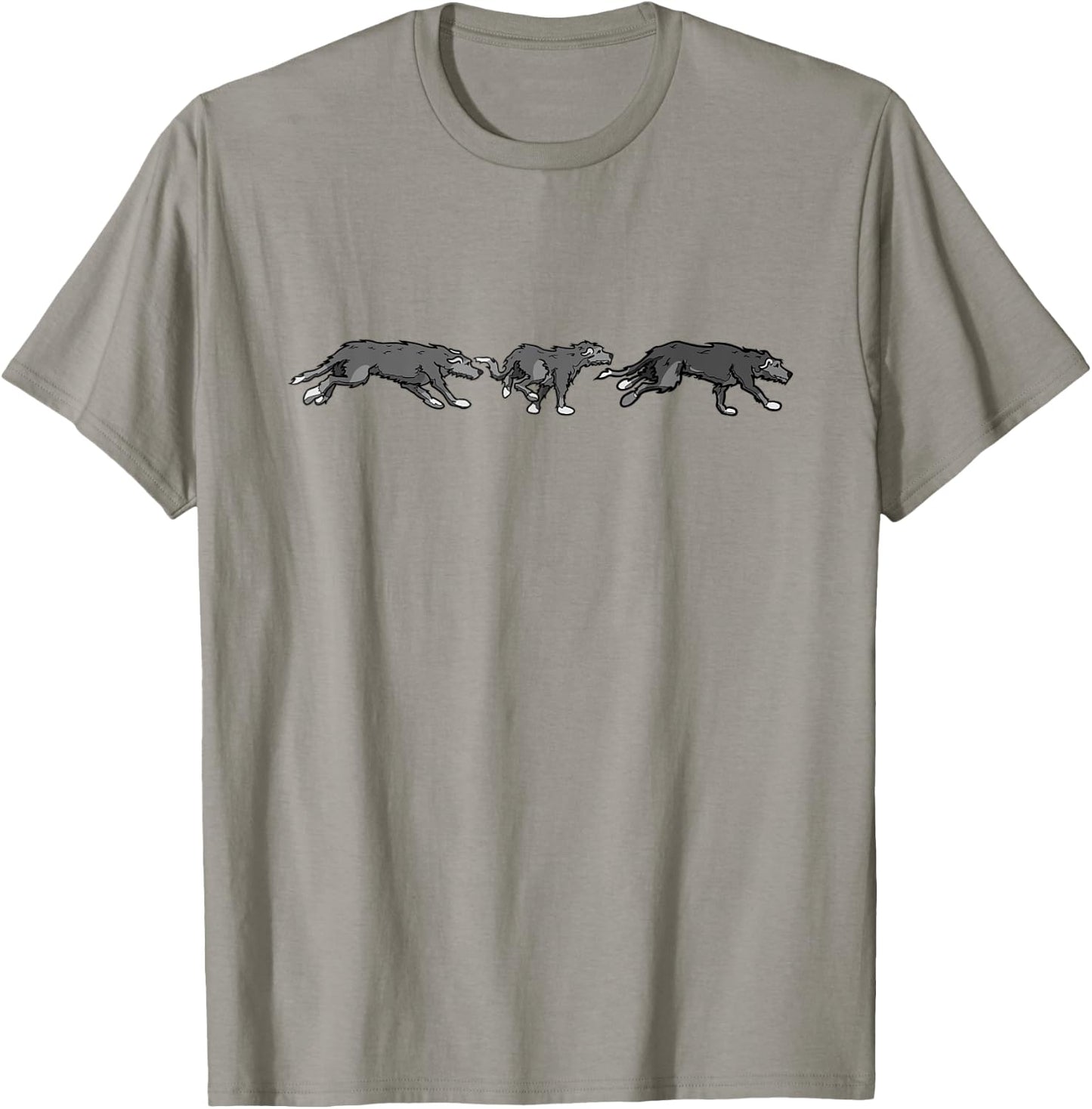 Wolfhounds Running T-Shirt - T-Shirt | Sand