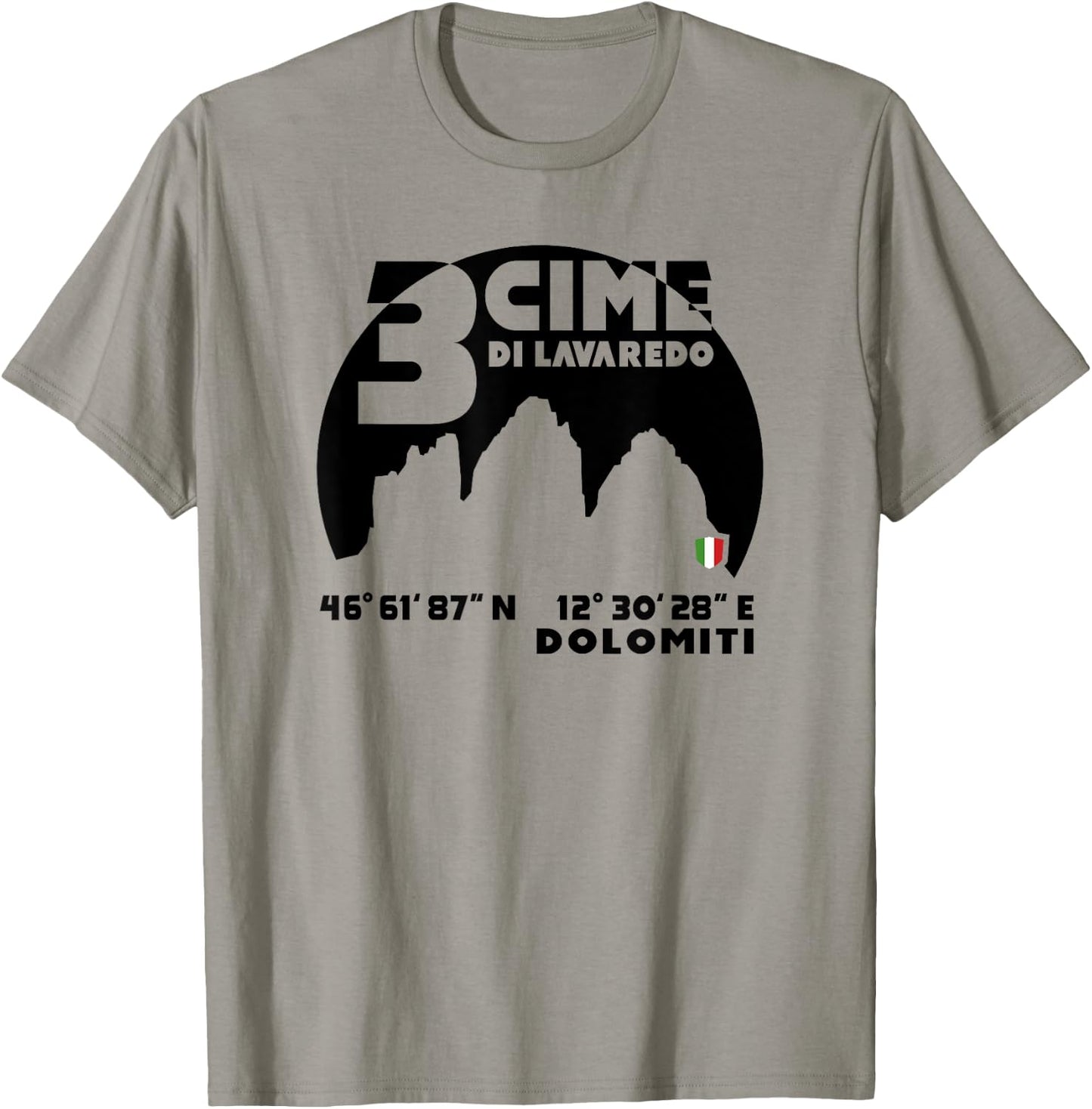 Mount Tre Cime di Lavaredo Dolomites Climb Hike hiking Gifts T-Shirt - T-Shirt | Sand