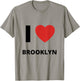 I Love Brooklyn New York Apparel T-Shirt - T-Shirt | Sand