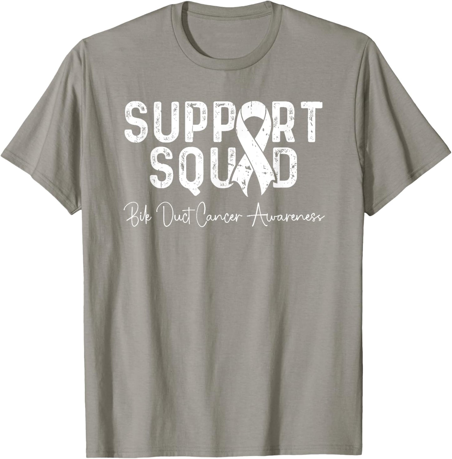 Bile Duct Cancer Support Squad Cholangiocarcinoma T-Shirt - T-Shirt | Sand