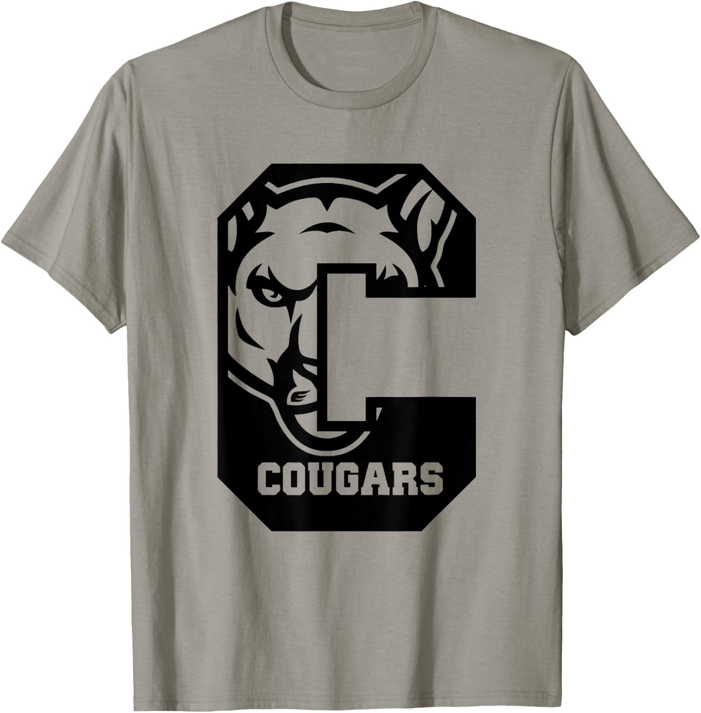 Cougars Football School Sports Fan Team Spirit T-Shirt - T-Shirt | Sand