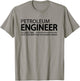 Petroleum Engineer I'm Always Right Funny Engineering Grad T-Shirt - T-Shirt | Sand
