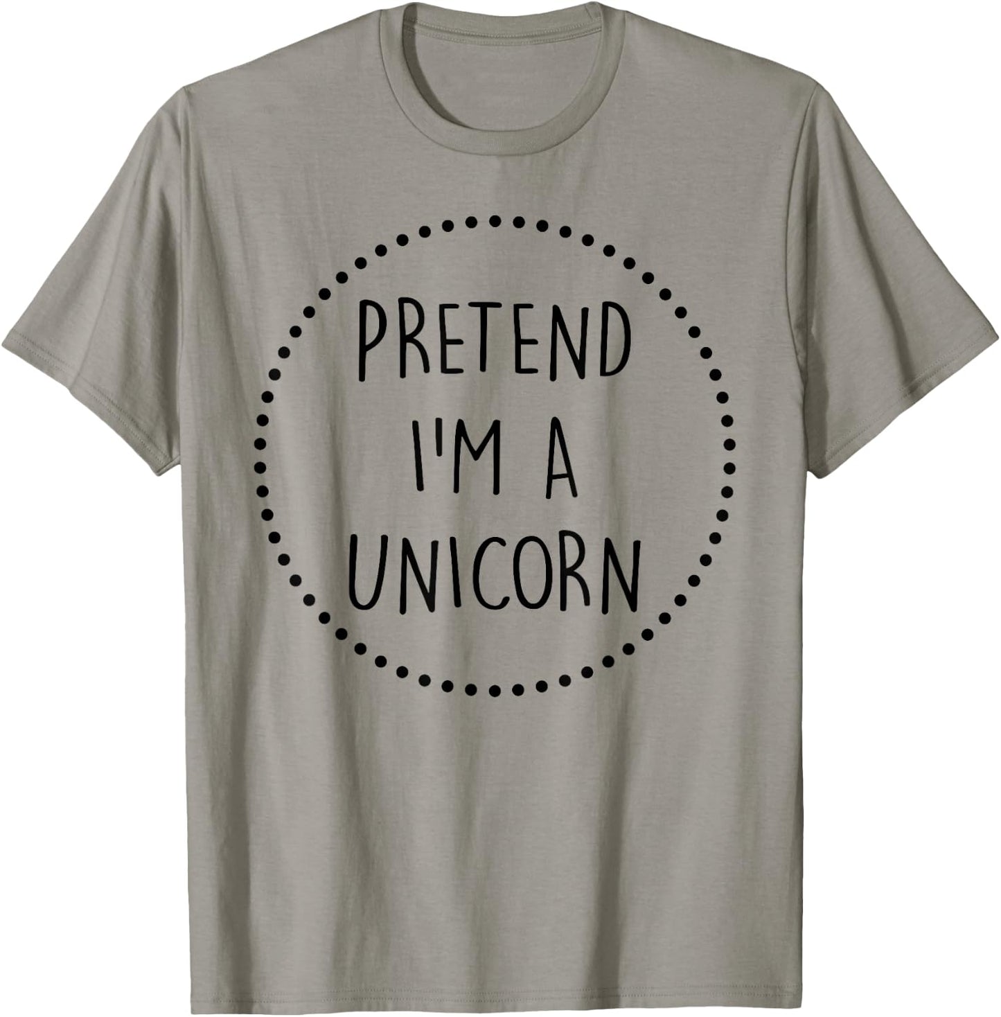 Pretend Im a Unicorn Halloween Costume T-Shirt - T-Shirt | Sand
