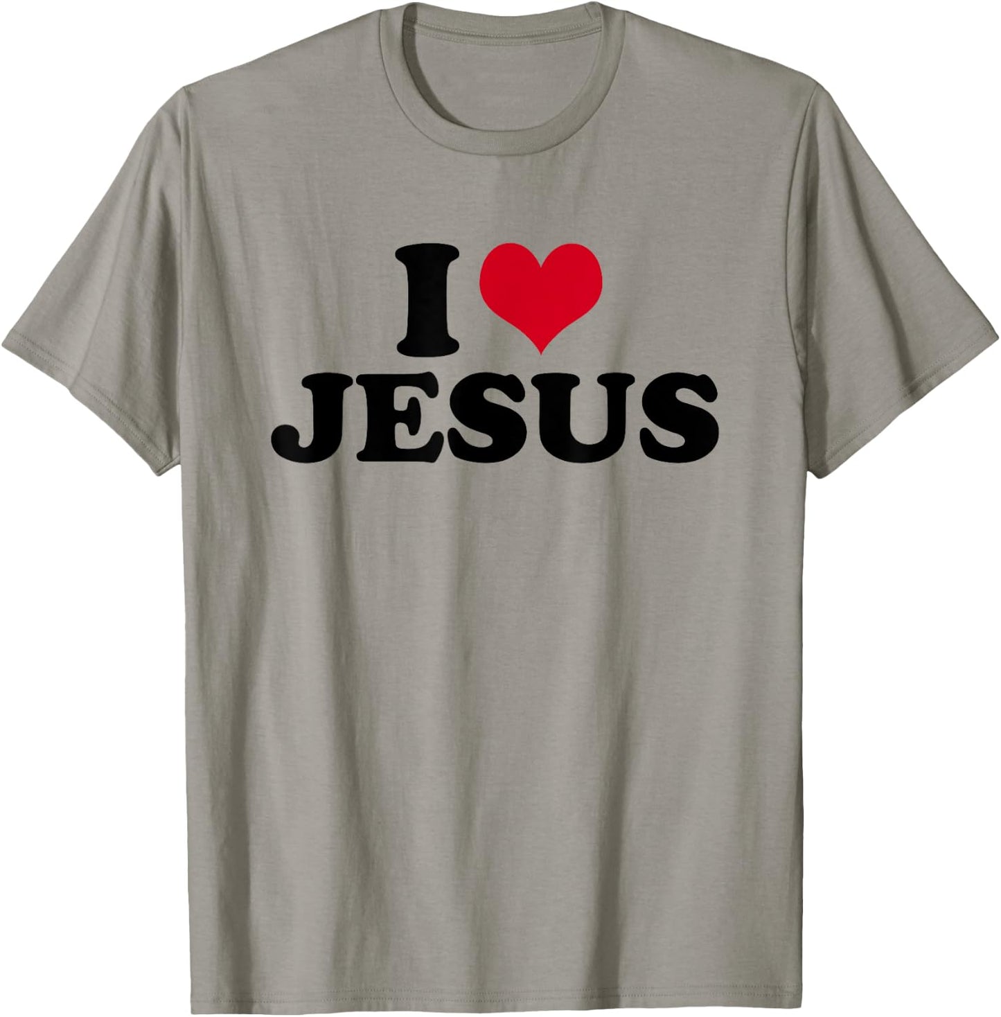 I Love Jesus I Heart Jesus T-Shirt - T-Shirt | Sand