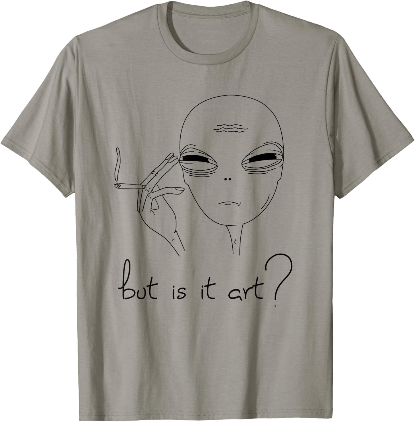 But is it Art - funny Alien T-Shirt - T-Shirt | Sand