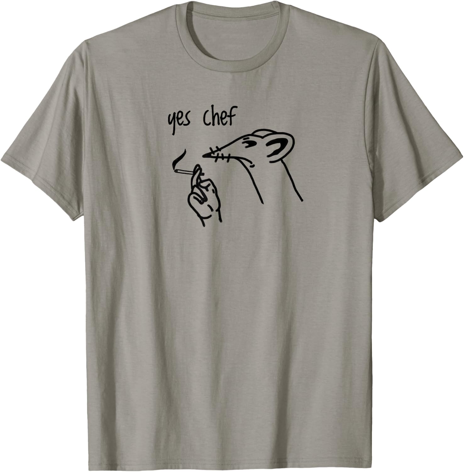 Yes Chef Stressed T-Shirt - T-Shirt | Sand