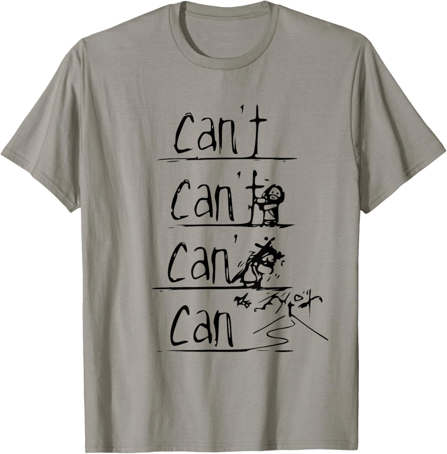 Jesus Christian Cross Cant Can Art T-Shirt - T-Shirt | Sand
