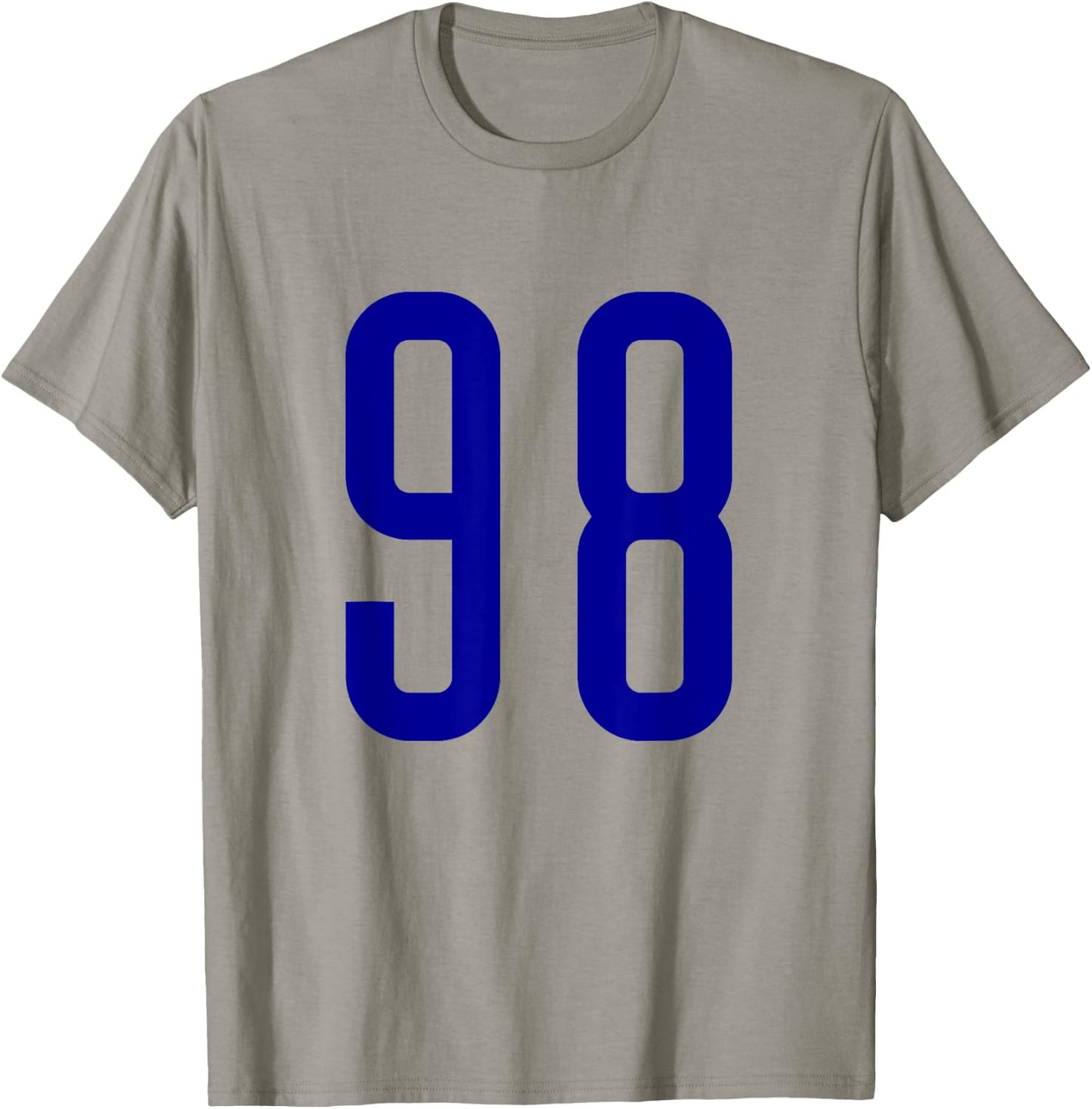 All Sports Fan Favorite Navy Blue Number #98 Jersey T-Shirt - T-Shirt | Sand