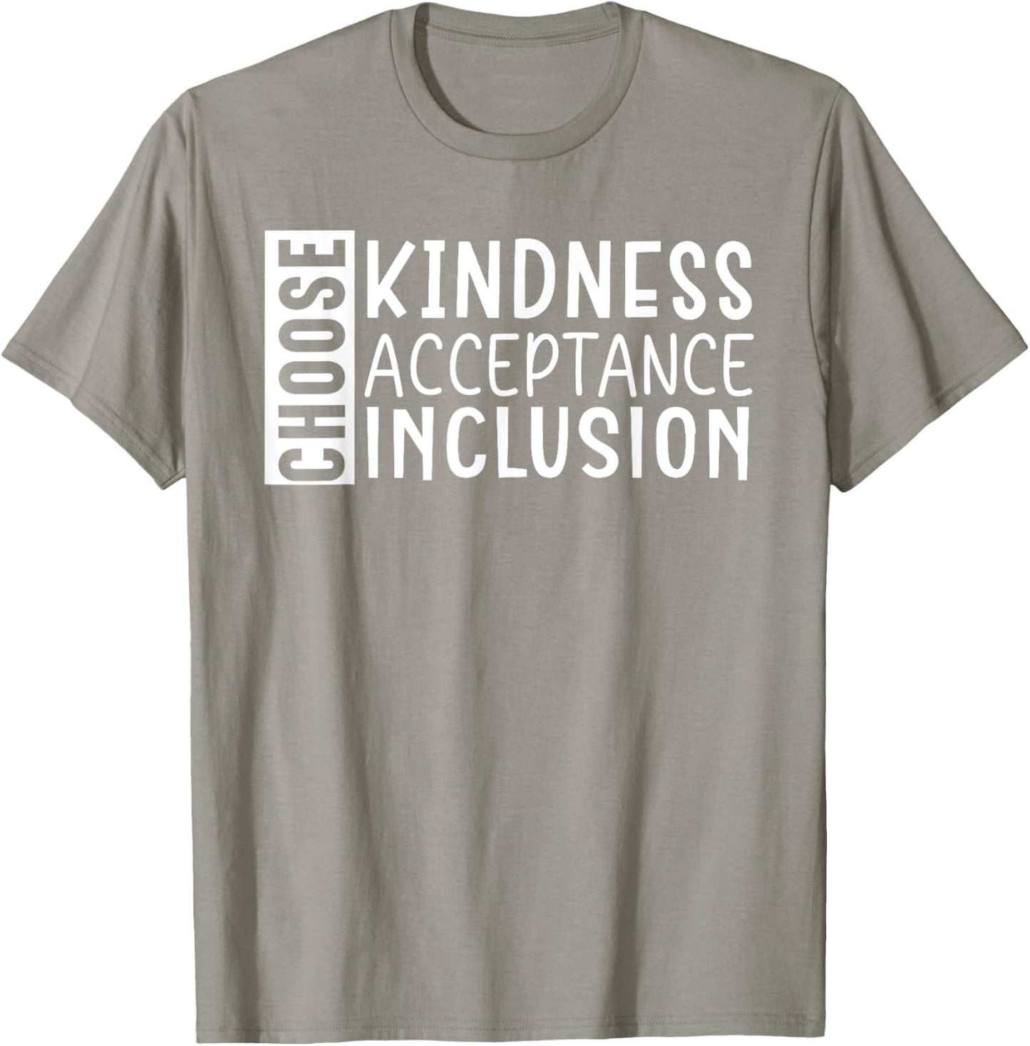 Choose Kindness Acceptance Inclusion Orange Day T-Shirt - T-Shirt | Sand