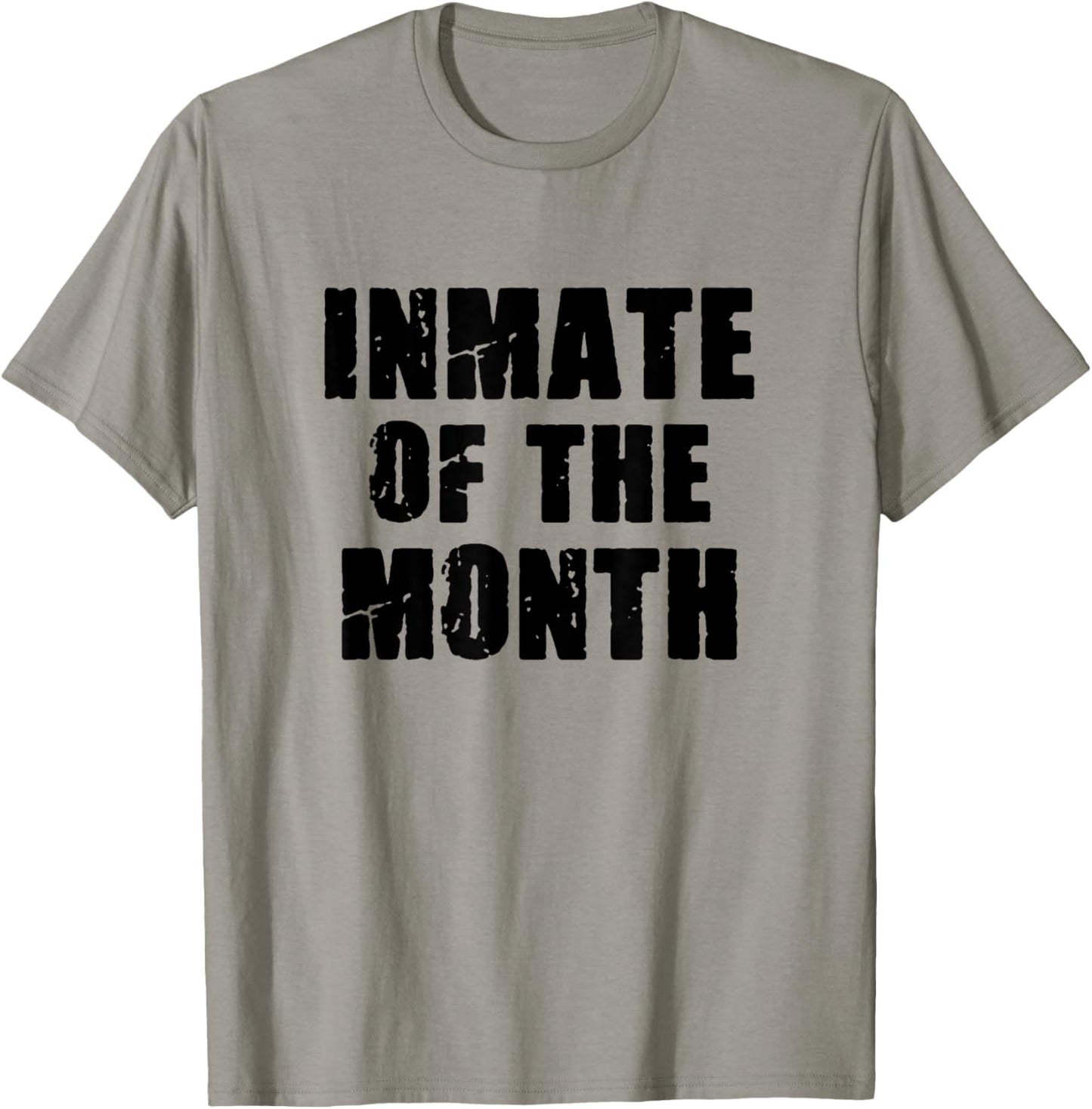 Prisoner Costume Prison Inmate of the Month County Jail T-Shirt - T-Shirt | Sand