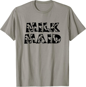 Milk Maid Moo La Laa Funny Cow Farmer's Wife gift T-Shirt - T-Shirt | Sand