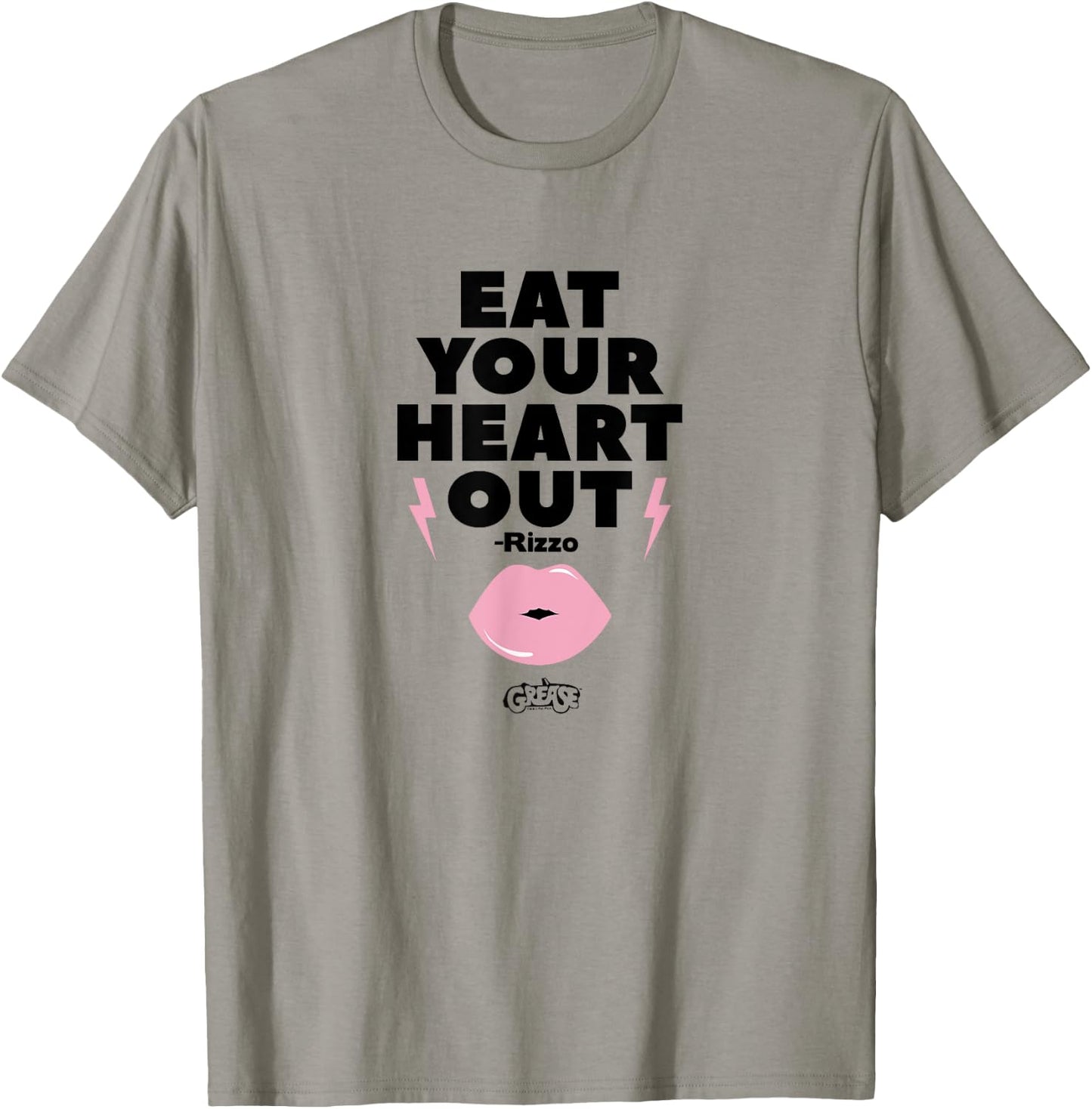 Grease - Rizzo Lips Eat Your Heart Out T-Shirt - T-Shirt | Sand