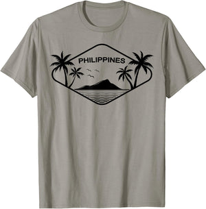 Philippines Island Palms Southeast Asia Gift Souvenir Leyte T-Shirt - T-Shirt | Sand