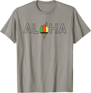 Aloha Hawaii from the island - Aloha Hawaiian Shaved Ice T-Shirt - T-Shirt | Sand