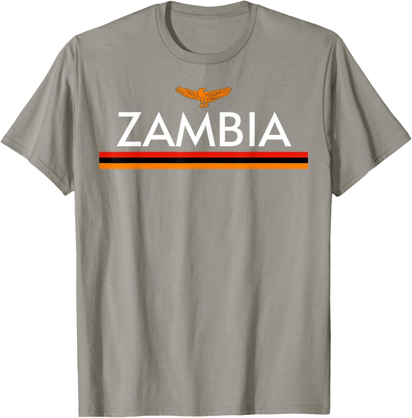 Zambia Flag Sports Athletic Jersey Style T-Shirt - T-Shirt | Sand
