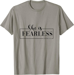 She is fearless T-Shirt - T-Shirt | Sand
