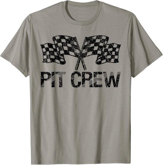 Pit Crew for Race Car Parties T-Shirt - T-Shirt | Sand