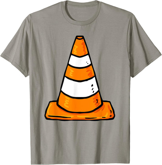 Traffic Cone Costume Group Matching Family Costume T-Shirt - T-Shirt | Sand