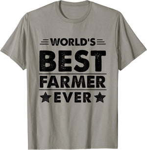 World's Best Farmer Ever T-Shirt - T-Shirt | Sand