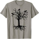 Raven crow crows tree women men children mystical mysticism T-Shirt - T-Shirt | Sand