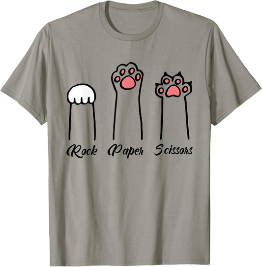 Rock Paper Scissors Cat Paws Women T-Shirt - T-Shirt | Sand