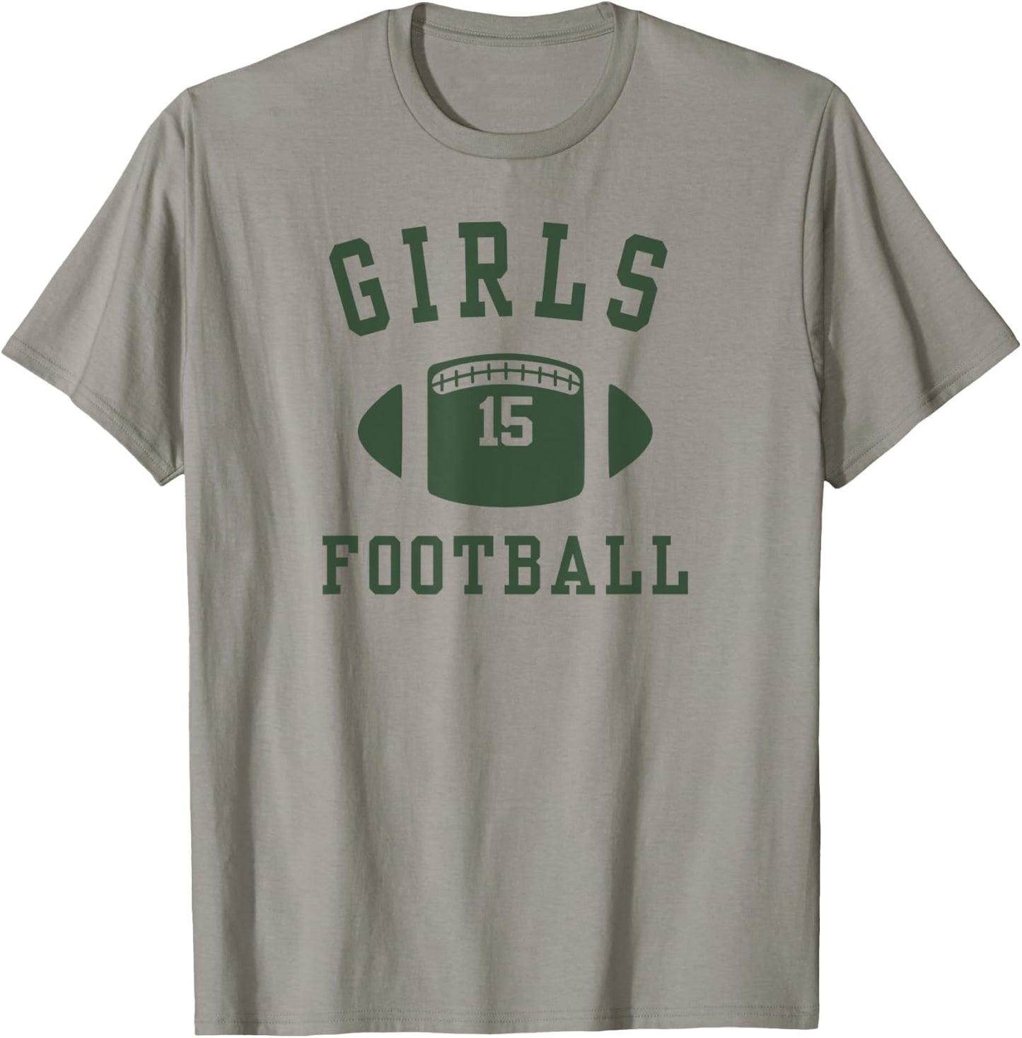 Friends Girls Shirt Football 15 Green T-Shirt - T-Shirt | Sand