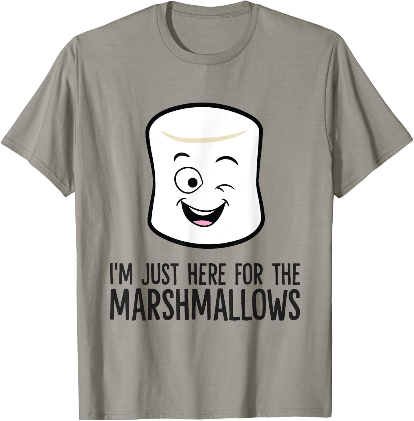 I'm Just Here For The Marshmallows T-Shirt - T-Shirt | Sand