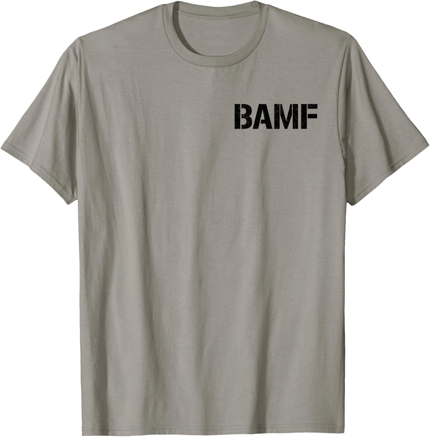 Bamf Badass Attitude Style T-Shirt - T-Shirt | Sand