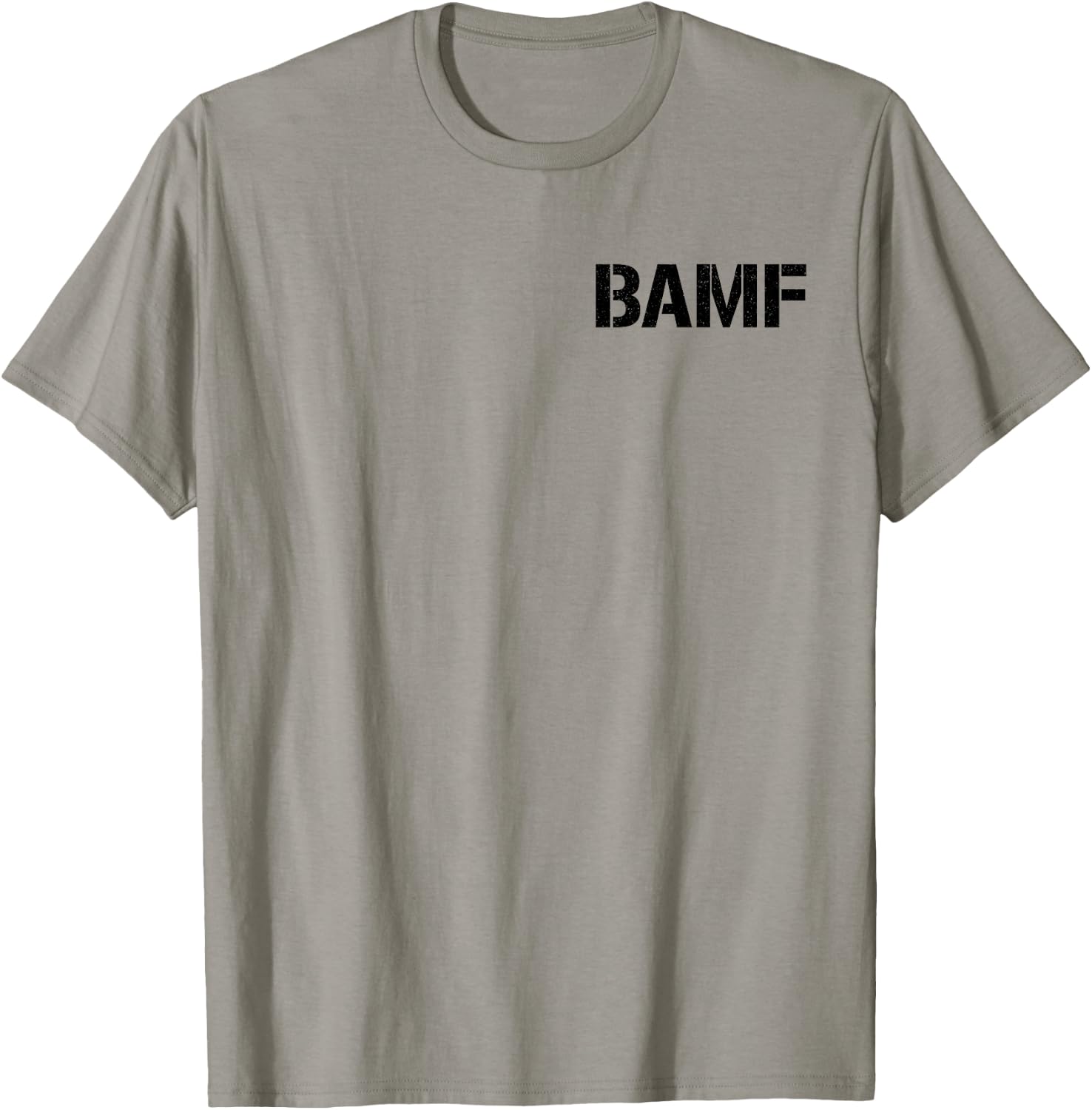 Bamf Badass Attitude Style T-Shirt - T-Shirt | Sand