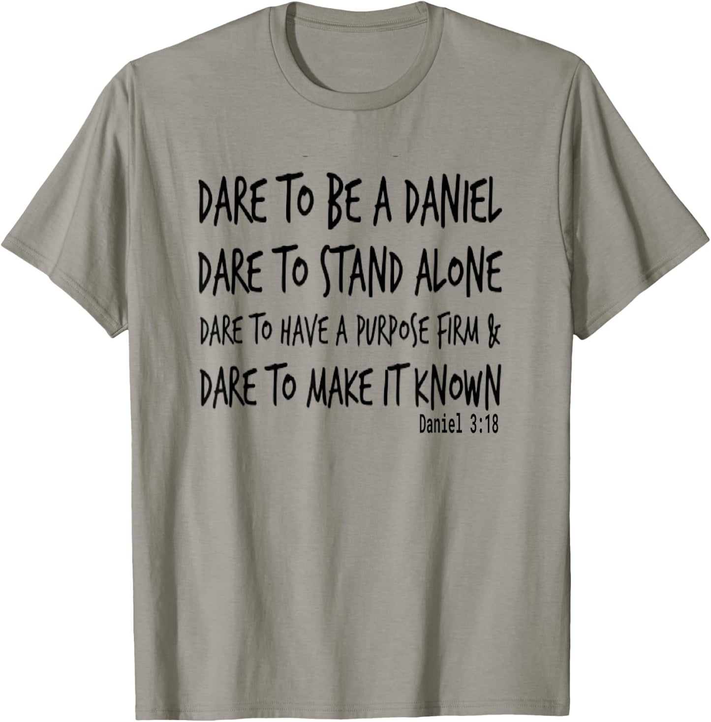 Daniel In The Lions Den Courageous Warrior Bible T-Shirt - T-Shirt | Sand