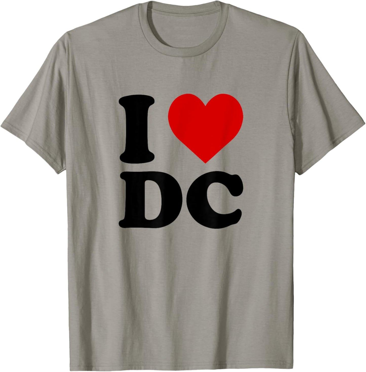 I Love DC Heart T-Shirt - T-Shirt | Sand