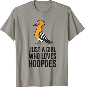 Eurasian Hoopoe Bird Just a Girl Who Loves Hoopoes T-Shirt - T-Shirt | Sand