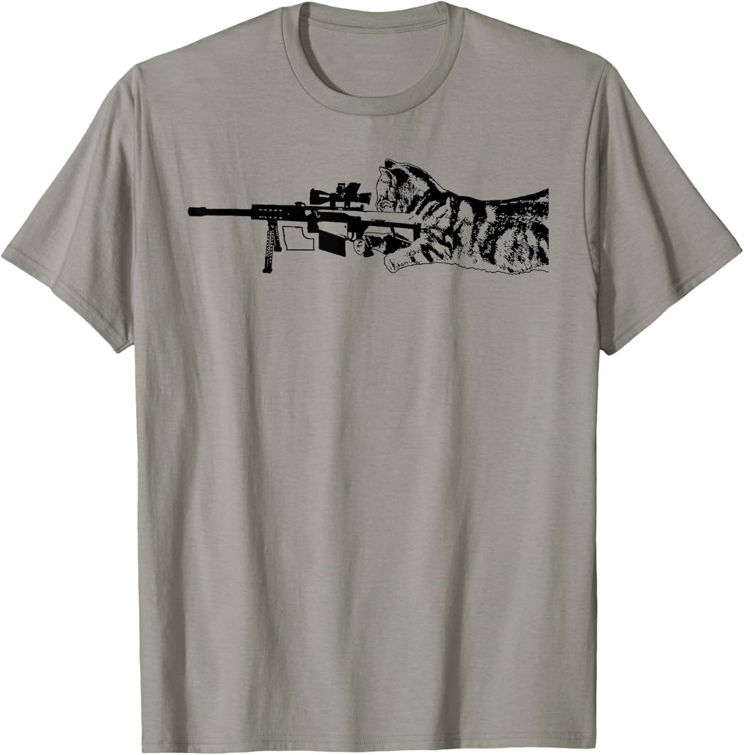 Scout Snipurr Funny Cat Sniper Women T-Shirt - T-Shirt | Sand