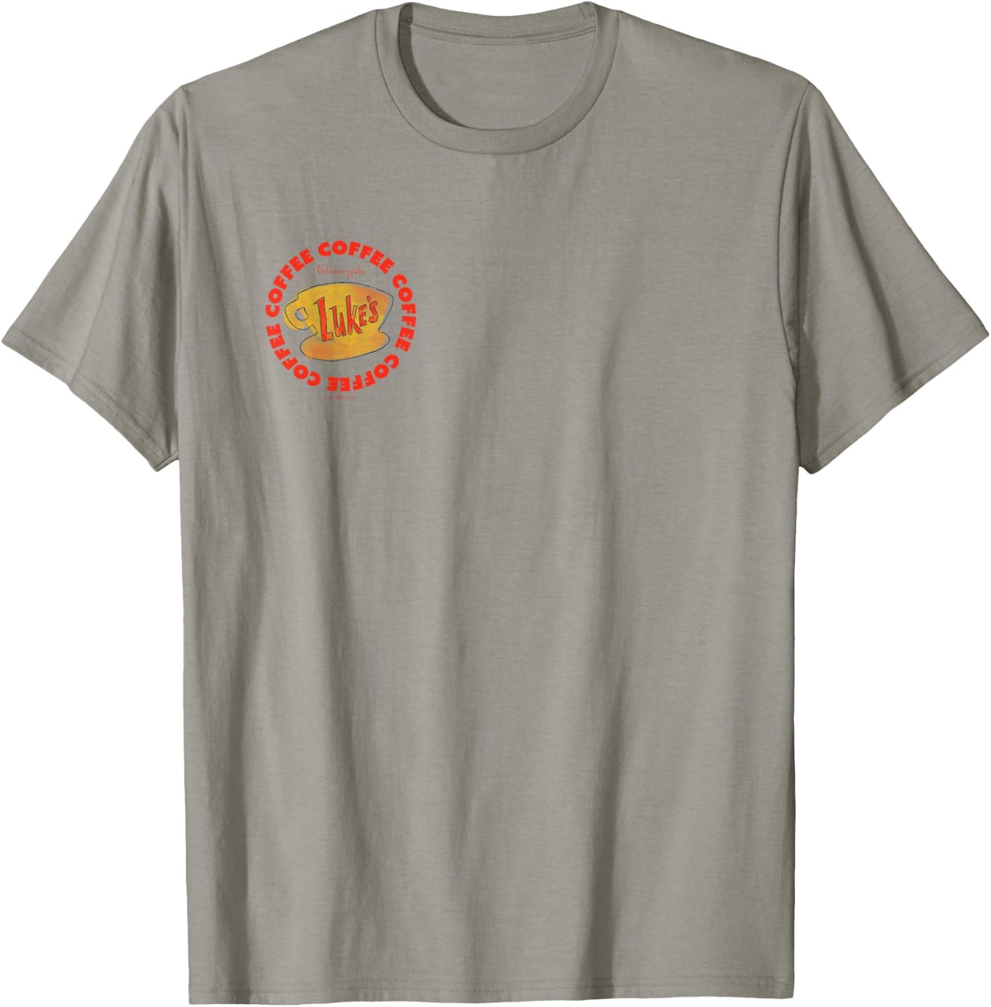 Gilmore Girls - Lukes Coffee Circle T-Shirt - T-Shirt | Sand