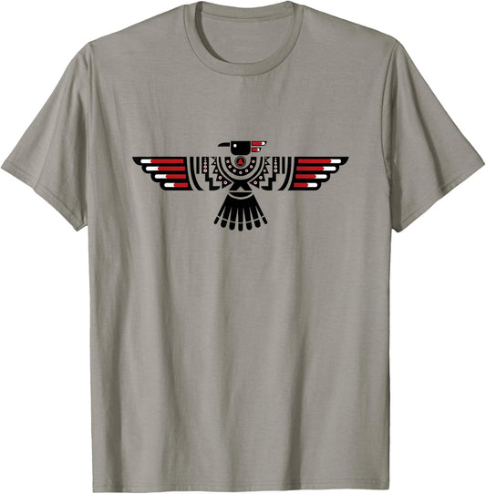Native American Thunderbird Indigenous Peoples Day T-Shirt - T-Shirt | Sand