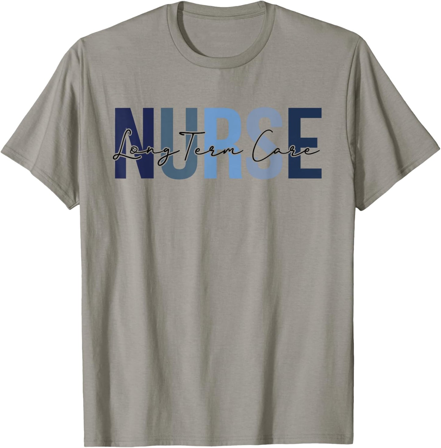 Retro Long-Term Care Nurse Gifts Nursing Apparel T-Shirt - T-Shirt | Sand