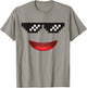 Funny Group Costume Team Outfit Cool Thug Face Emoticon T-Shirt - T-Shirt | Sand