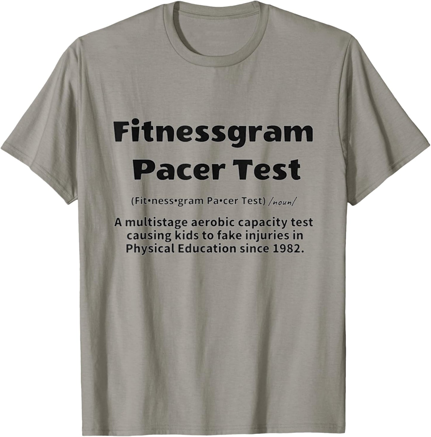Fitnessgram Pacer Test T-Shirt - T-Shirt | Sand