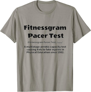 Fitnessgram Pacer Test T-Shirt - T-Shirt | Sand