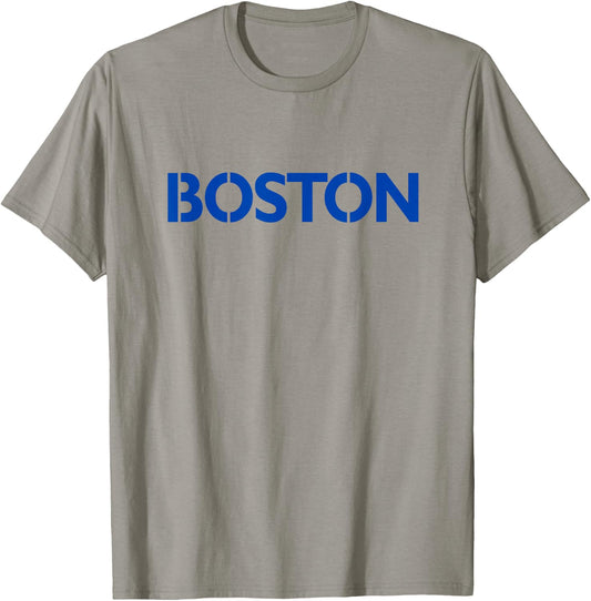 Retro Yellow Boston Vintage Throwback Running T-Shirt - T-Shirt | Sand