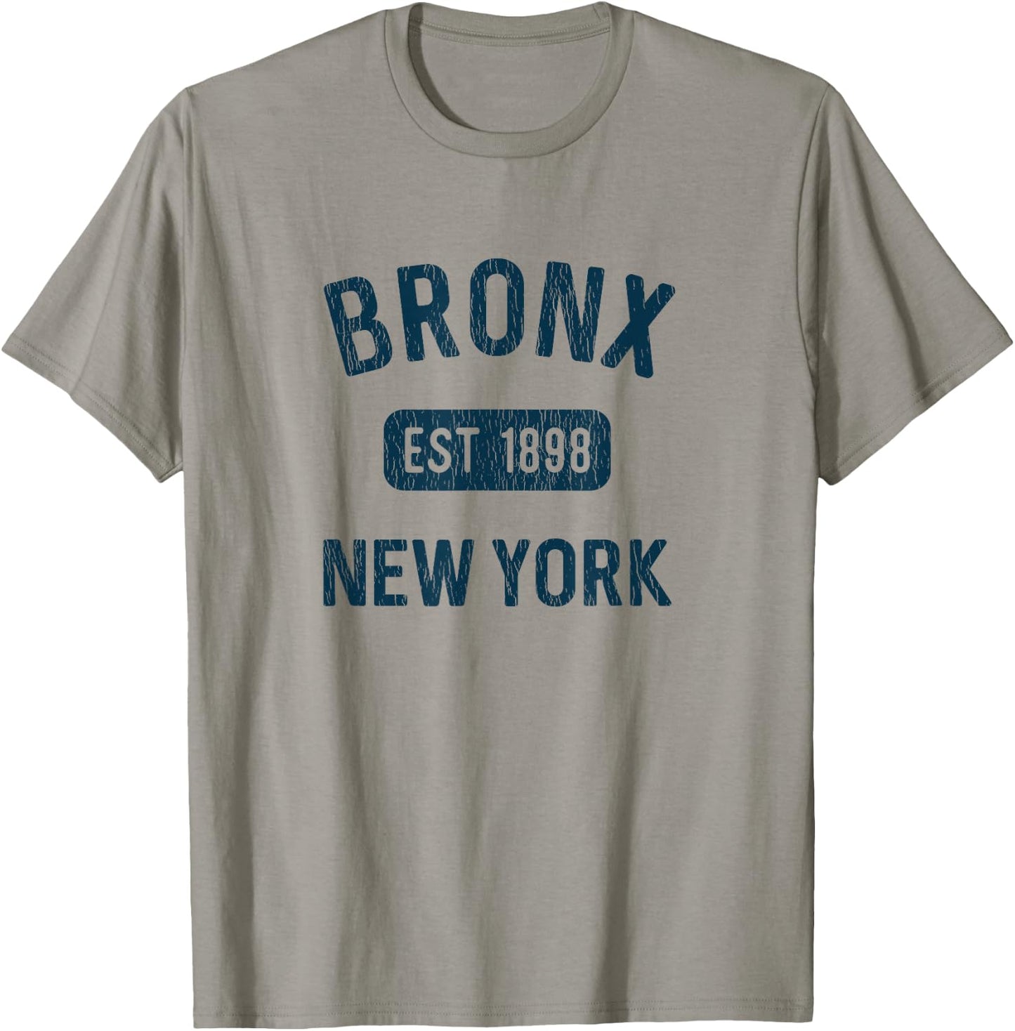 Bronx NY Gifts Souvenir New York City Vintage Bronx EST 1898 T-Shirt - T-Shirt | Sand