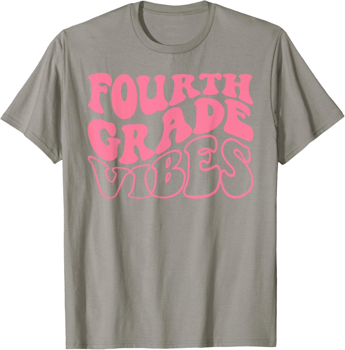 Fourth Grade Vibes Happy First Day Of School 4th GRADE Back T-Shirt - T-Shirt | Sand