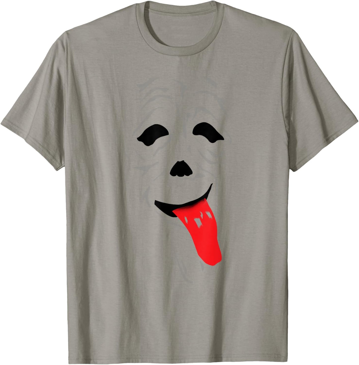 Funny & Scary Ghost - Wassup face Stoner Horror Movie Comedy T-Shirt - T-Shirt | Sand