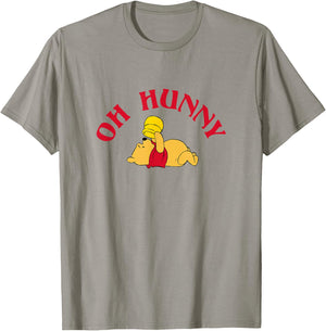 Disney Winnie The Pooh Oh Hunny Sad Pooh with Empty Jar T-Shirt - T-Shirt | Sand